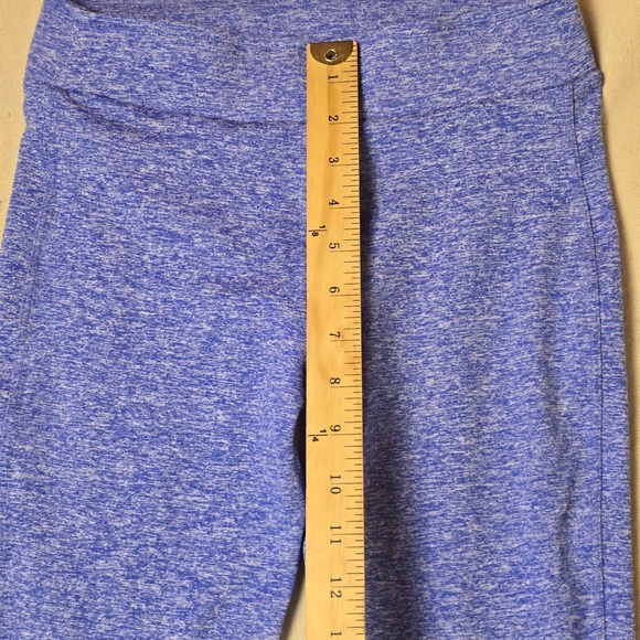 Bombshell Sportswear OG Sock Leggings Size S Heather Blue Red Stripe Thigh High - Picture 5 of 11